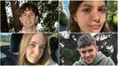 Arriba, Tiago D�az, del IES Salvador de Madariaga de A Coru�a y Aroa Gonz�lez, del IES Salvaterra de Mi�o; abajo, Carla Fl�rez, del IES Dionisio Gamallo de Ribadeo y Daniel L�pez, del IES A Pinguela de Monforte.