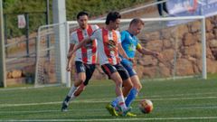 Nespereira, del Barbad�s, en el anterior partido ante el C�ltiga