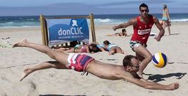 Los jugadores demostraron oficio y exhibieron una gran calidad sobre los campos habilitados en el arenal carball�s.