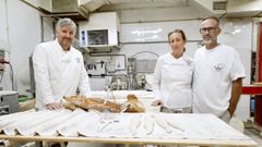 Jos� �ngel Goris, Teresa Cordo y �ngel Ram�n Cordo, la tercera generaci�n de panaderos