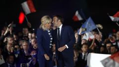 Macron se impone a la ultraderechista Le Pen y seguir otros cinco aos al frente del Eliseo