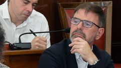 El portavoz municipal del PSOE, �ngel Mato, durante un pleno, en foto de archivo.