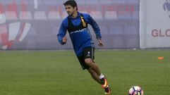 Jonathan Pereira durante un entrenamiento en El Requex�n