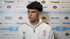 El jugador del Celta Fortuna Andr�s Anta��n, tras el partido ante el Andorra.