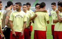 Los jugadores racinguistas han trabajado muy duro en el transcurso de esta semana.
