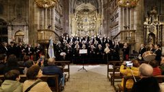 Concerto da Coral de Ruada na catedral de Ourense