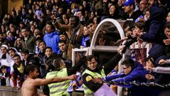 Seguidores deportivistas en Riazor