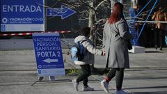 Vacunaci�n contra el covid-19 en Expocoru�a  para la poblaci�n infantil.