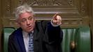 John Bercow, durante una sesi�n en Westminster
