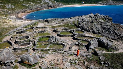 Castro de Baroña en Porto do Son
