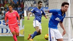 Esteban, Johannesson y Hctor Nespral, tres de los canteranos del equipo