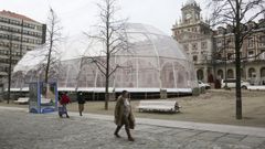 La carpa de la plaza de Armas se inaugurar� con un mercadillo de artesan�a y ludoteca infantil el d�a 17