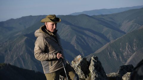 Putin tiene 65 a�os pero se mantiene en forma