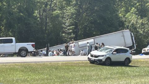 Accidente de autobs en Pembroke, en el estado de Nueva York (Estados Unidos).