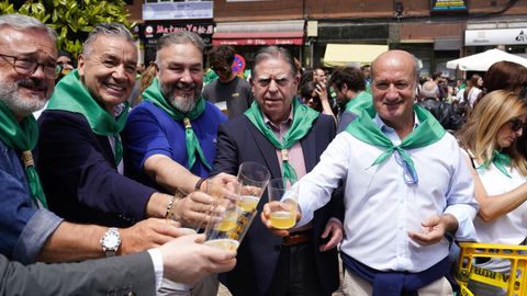 El alcalde de Oviedo, Alfredo Canteli, asiste a la 25 edici�n de la �Preba de la Sidra�