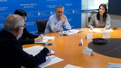 Gmez Caamao recibi a Mara Sampedro en la sede de la Consellera de Sanidade