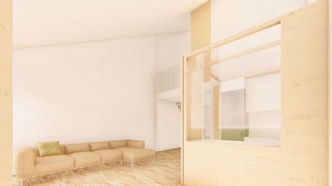 Curuxeiras 8, por dentro. Interiores di�fanos y espacios abiertos y luminosos caracterizan las nuevas viviendas