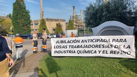 Protesta este mi�rcoles ante la refiner�a de A Coru�a