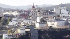 Foto de archivo de parte del casco hist�rico de Ribadeo