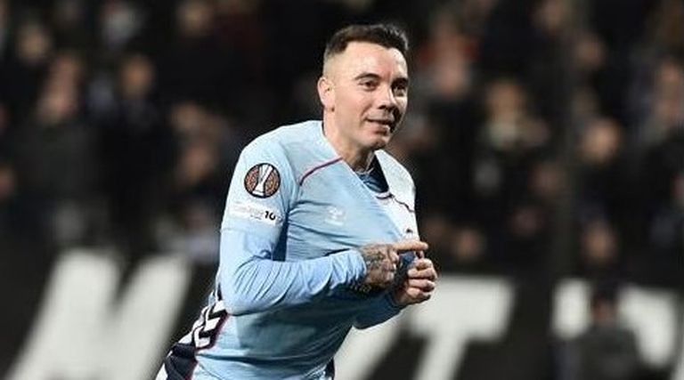 Iago Aspas suma tres goles y tres asistencias en los nueve partidos del Celta en la Europa League.