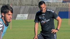 Julio Hernando durante un entrenamiento en el Real Valladolid