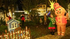La Aldea de Nadal est� instalada en el parque Torrado