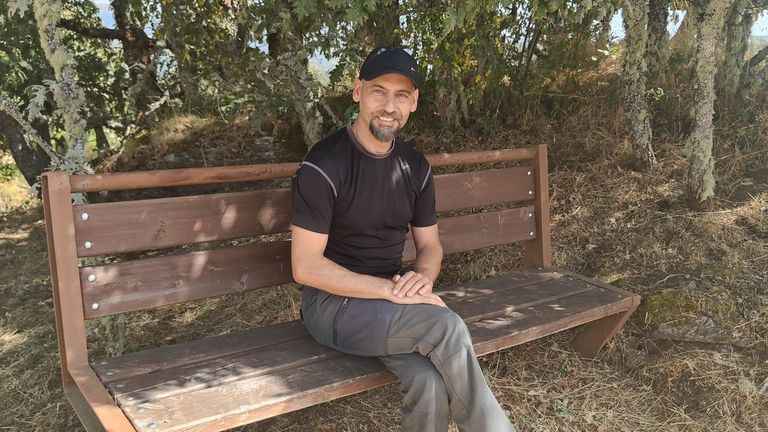 Juanjo Lorenzo  responsable dunha empresa turstica radicada no municipio ourensn da Veiga