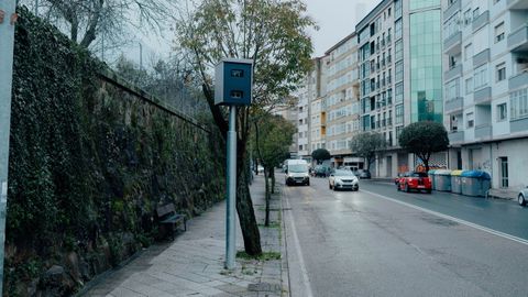 El Concello instal� siete radares fijos (en la imagen, el de Eulogio G�mez Franqueira).