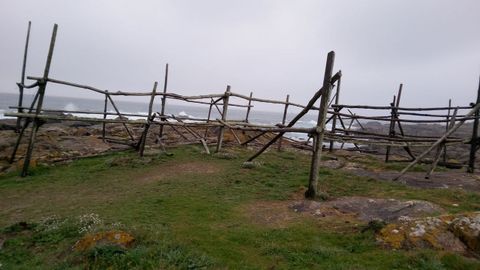 Estado actual de los secadoiros de congrio en Mux�a.