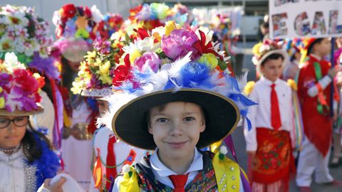 El colegio Julio Camba de Vilanova homenaje� los distintos entroidos de Galicia
