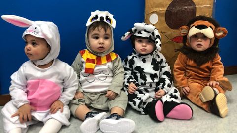 Os cativos da escola infantil  de Vilagarc�a disfrutaron o d�a