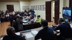Imagen de archivo de un pleno en Ribadeo