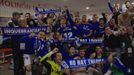 Los jugadores del Oviedo celebran la victoria en el derbi