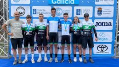 Finalistas del CC Maceda en el Campeonato Galego de XCO