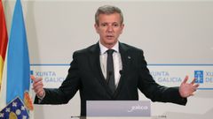 El presidente de la Xunta, Alfonso Rueda.
