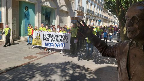 La manifestación recorrió la ciudad desde A Milagrosa hasta el centro