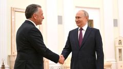 Steve Witkoff y Vladimir Putin en Mosc el pasado abril.