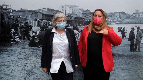 La consejera de Educaci�n, Lydia Espina, visita junto a la alcaldesa de Gij�n, Ana Gonz�lez la Feria Internacional de Muestras de Asturias este domingo