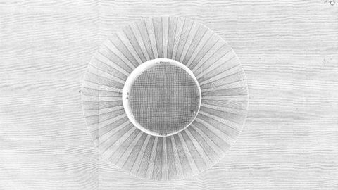 Primer dibujo de una corona solar publicado por Antonio de Ulloa en 1779