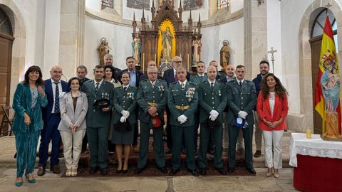 Da de la Guardia Civil en Sarria 