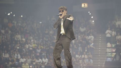Quevedo en su primer concierto en el Coliseum de A Corua