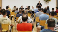 Asamblea de trabajadores municipales celebrada este mi�rcoles.