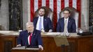 Donald Trump, durante el debate sobre el estado de la�Uni�n