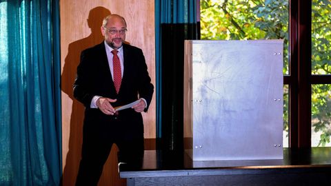 Elecciones en Alemania. Vota Martin Schulz