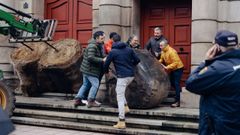 D�cimo d�a de tractorada en Ourense