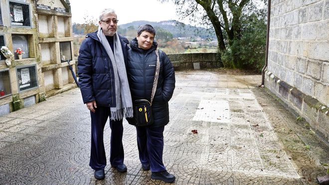 Gachi Fern�ndez visita el lugar donde el franquismo asesin� a su t�o abuelo