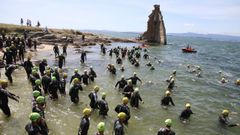 Las im�genes del Triatl�n Popular Concello de Cambados