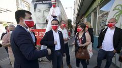 Gonzalo Caballero, el martes en un acto en Ferrol