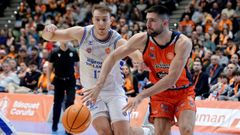 Danilo Brnovic, durante el duelo contra el Palencia.