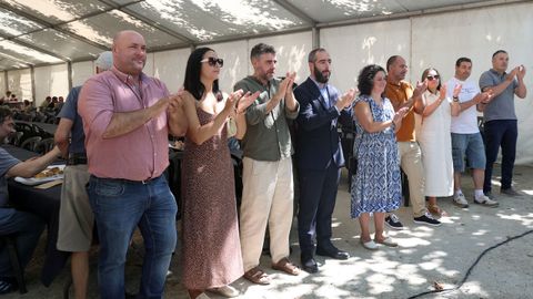 INAUGURACION FESTA DA XOUBA CON LA ACTUACION MUSICAL DE FOGO FATUO